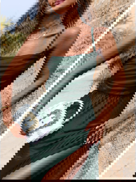 Satynowa sukienka wiązana... 2