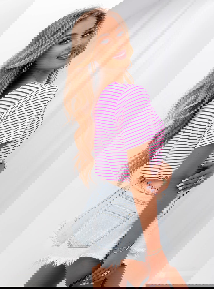 Bluzka z wycięciem na jedno ramię w...