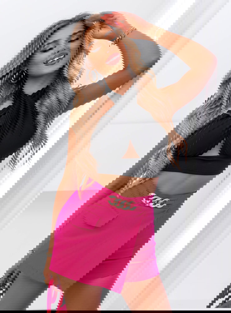 Spódnico - spodenki z ozdobnym...