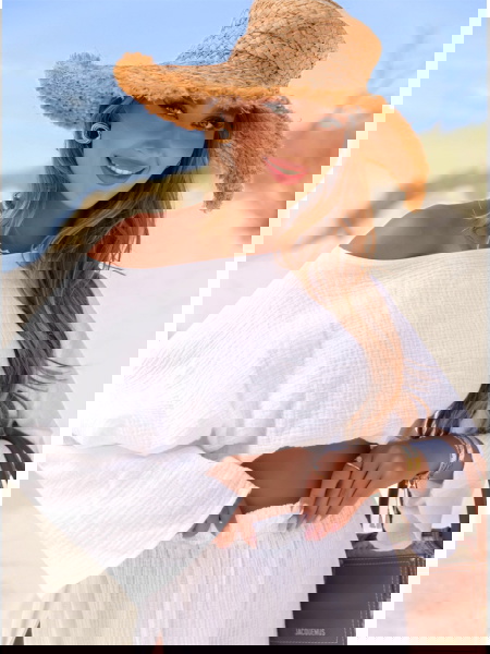 Biały muślinowy komplet... 2