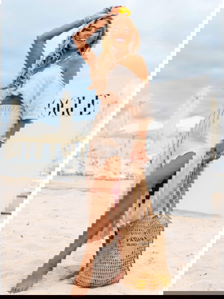 Beżowy komplet muślinowy... 2