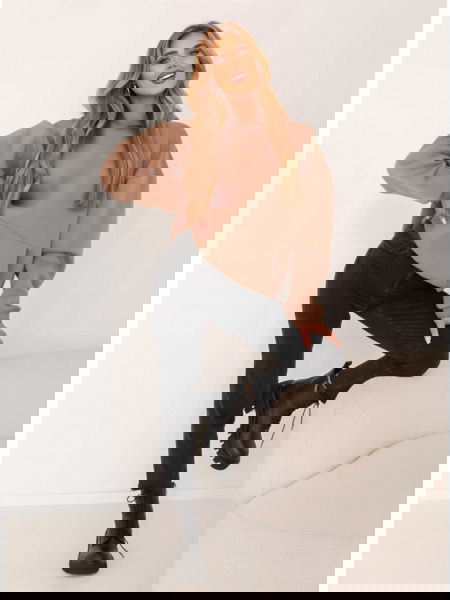 Beżowa logowana bluza... 2