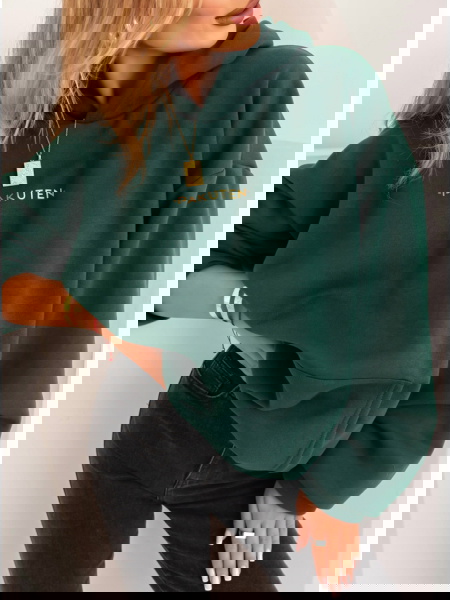 Logowana bluza oversize z... 2