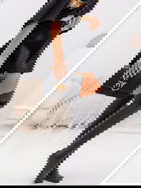 Grafitowe zakolanówki z... 2