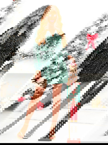 Cekinowa sukienka z... 2