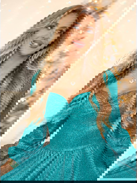 Turkusowa błyszcząca... 2