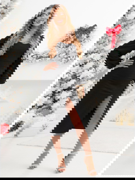 Czarna sukienka z... 2