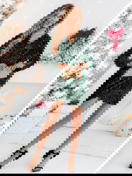 Cekinowa sukienka z... 2