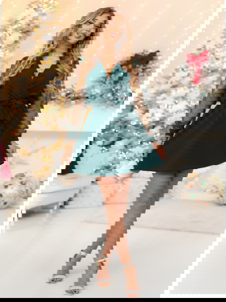 Sukienka z przekładanym... 2