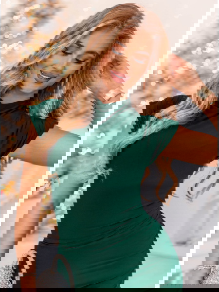 Dopasowana sukienka z... 2