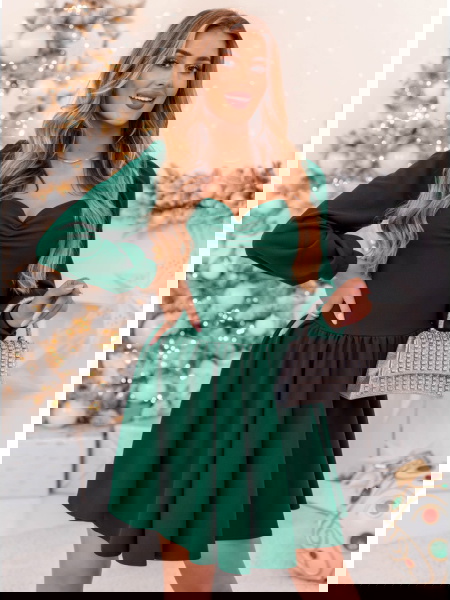 Sukienka z marszczeniem na... 2