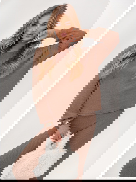 Prążkowany komplet bluza i... 2