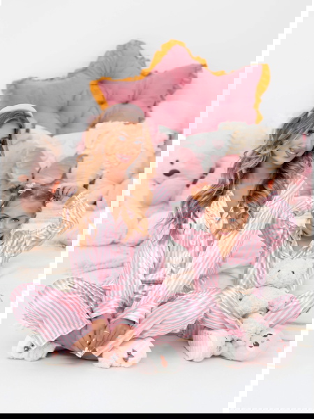 Zestaw piżam w paski mama i... 2