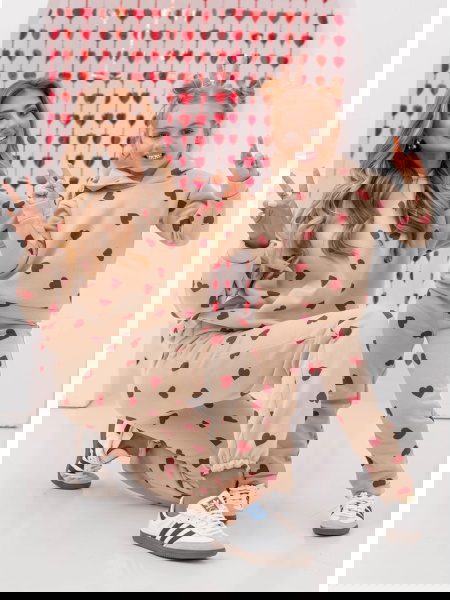 Beżowy komplet dresowy w... 2