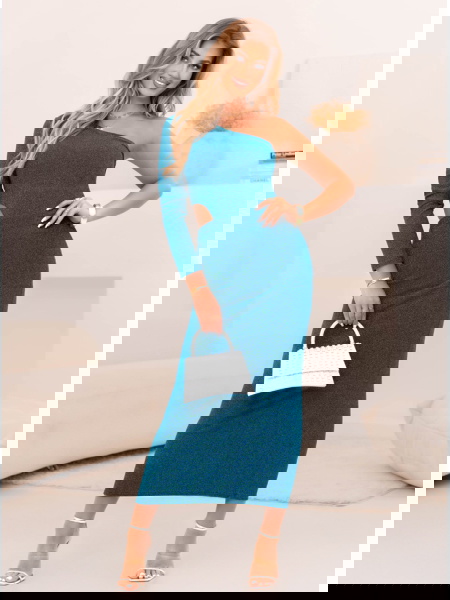 Długa błyszcząca sukienka z... 2