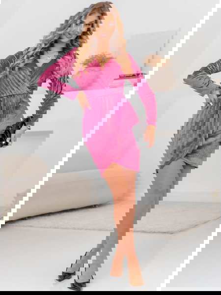 Brokatowa sukienka z... 2