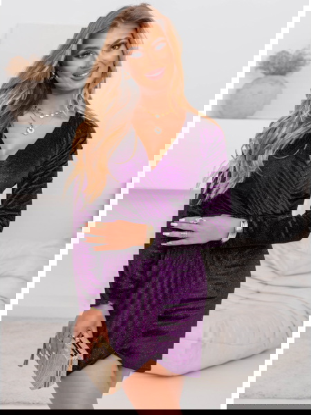 Fioletowa brokatowa... 2