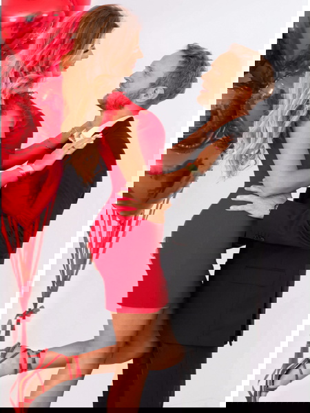 Malinowa dopasowana... 2