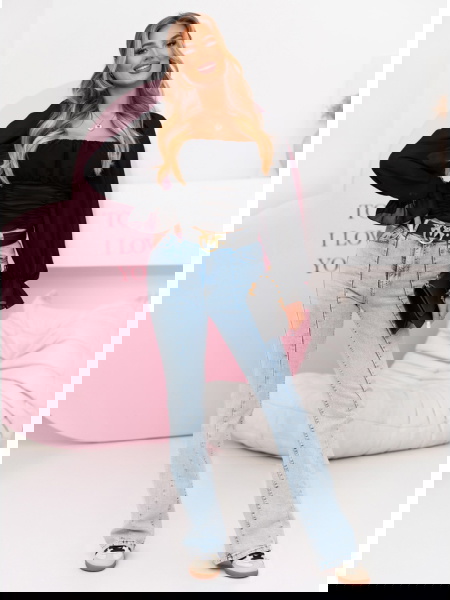 Czarna szyfonowa bluzka... 2