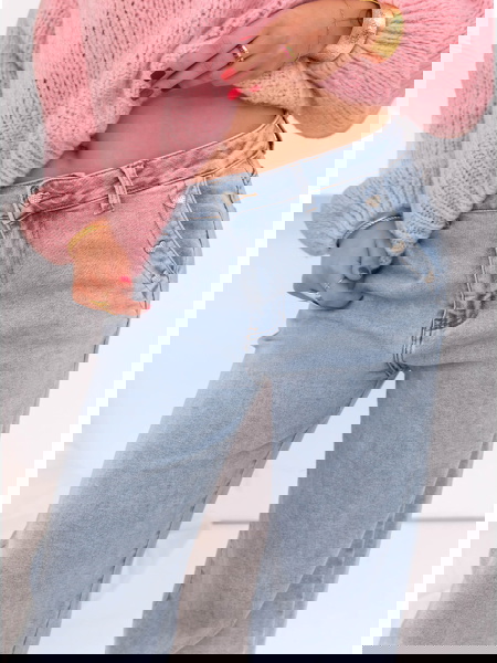 Spodnie jeansowe z prostymi... 2