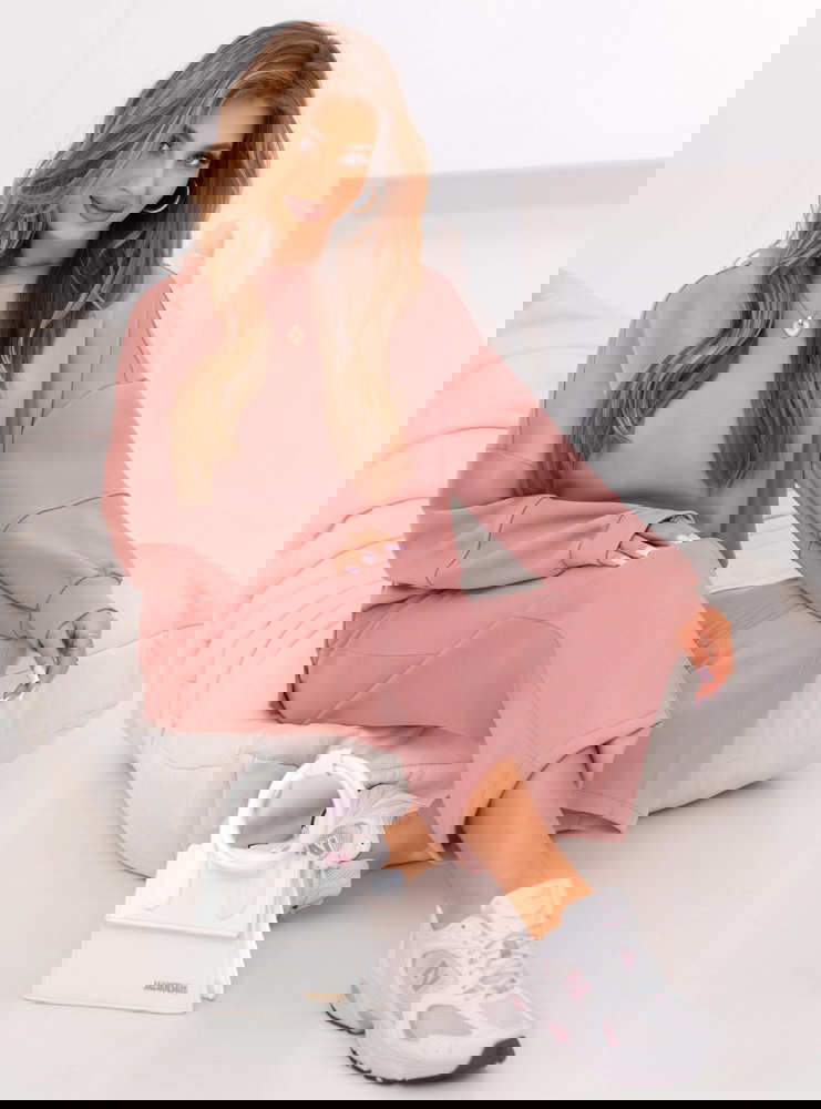 Komplet dresowy bluza i szerokie...