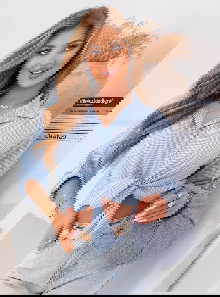 Niebieska koszula w kratkę Justicia -...