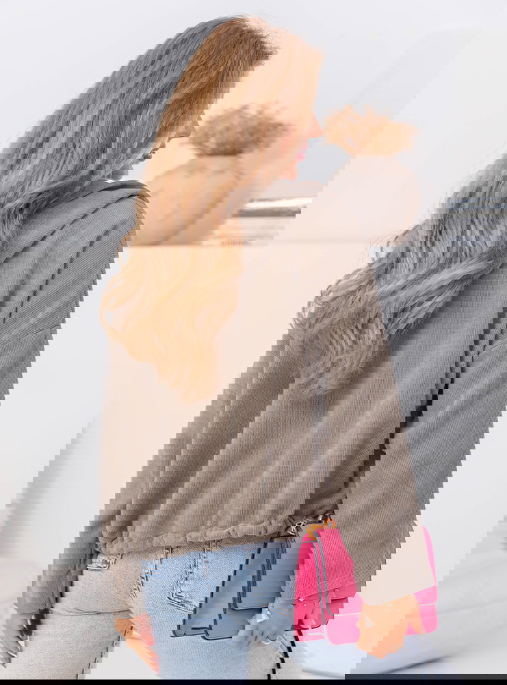 Bluza z kapturem Almaise - mocha mousse