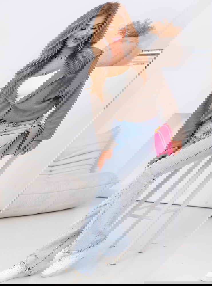 Bluza z kapturem Almaise - mocha mousse