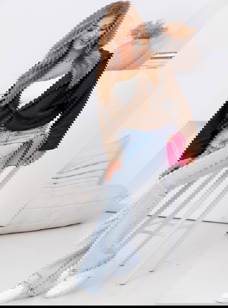 Czekoladowa bluza z kapturem Almaise