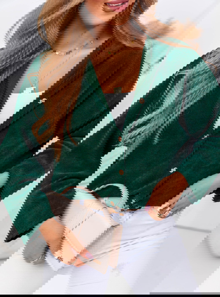 Bluza z kapturem Almaise - butelkowa...