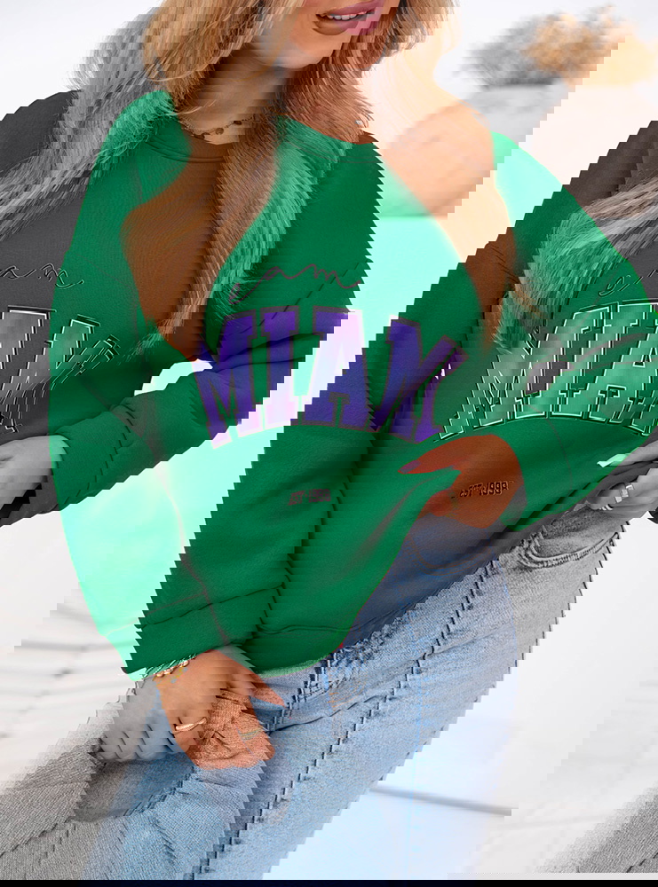 Bluza z ozdobnym napisem Clovia -...