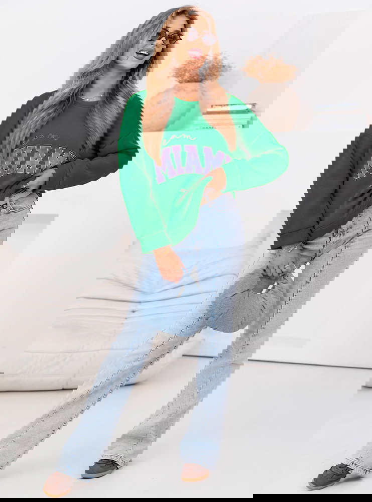 Bluza z ozdobnym napisem Clovia -...