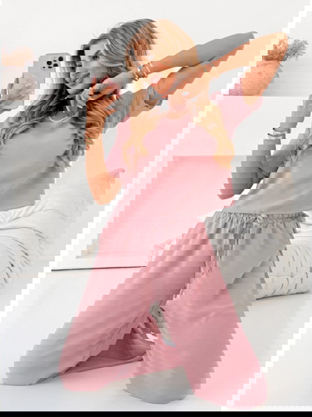 Komplet bluzka z krótkim... 2