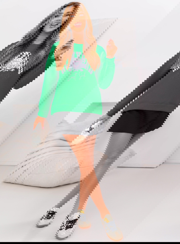 Bluza z ozdobnym napisem Nayobe -...