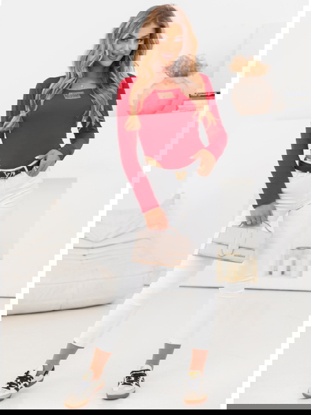 Malinowe body z ozdobną... 2