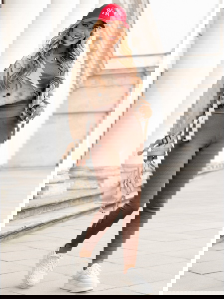 Prążkowany komplet top i... 2