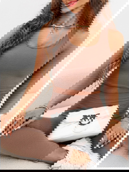 Prążkowany komplet top i...