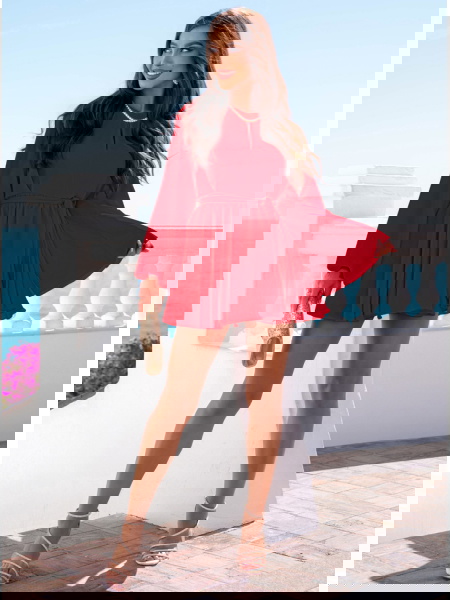 Malinowy kombinezon jak... 2