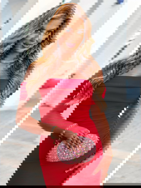 Malinowa dopasowana... 2