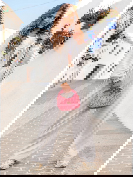 Szary komplet dresowy bluza... 2