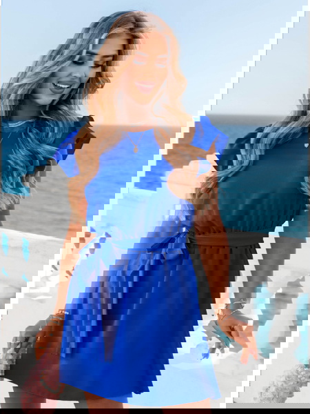 Chabrowa sukienka z... 2