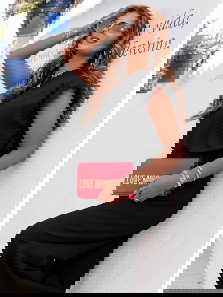 Czarny komplet bluzka i... 2