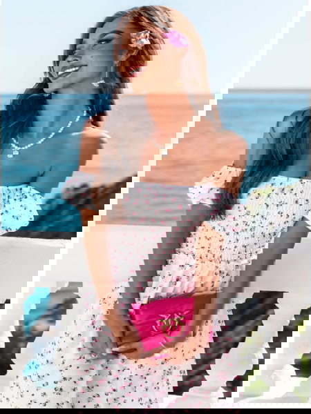 Kwiecista sukienka typu... 2