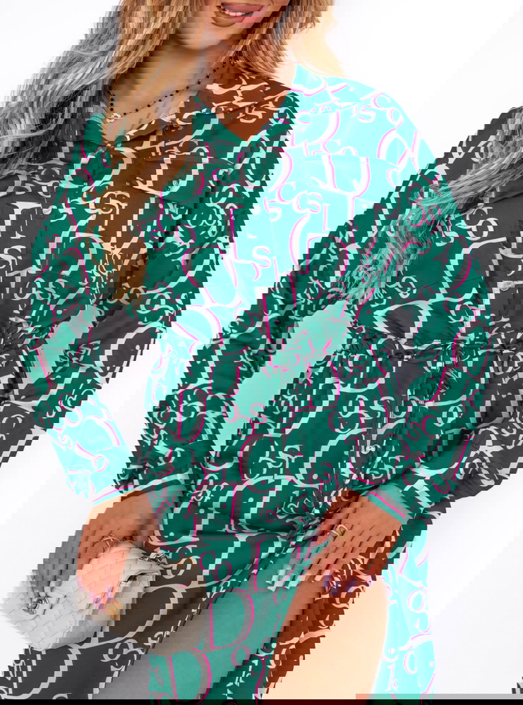 Sukienka koszulowa wiązana w talii...