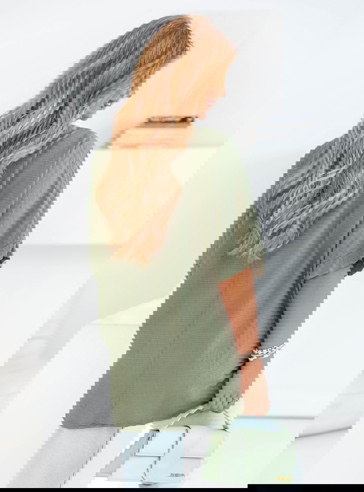 Koszulka z ozdobnym haftem Allesya -...