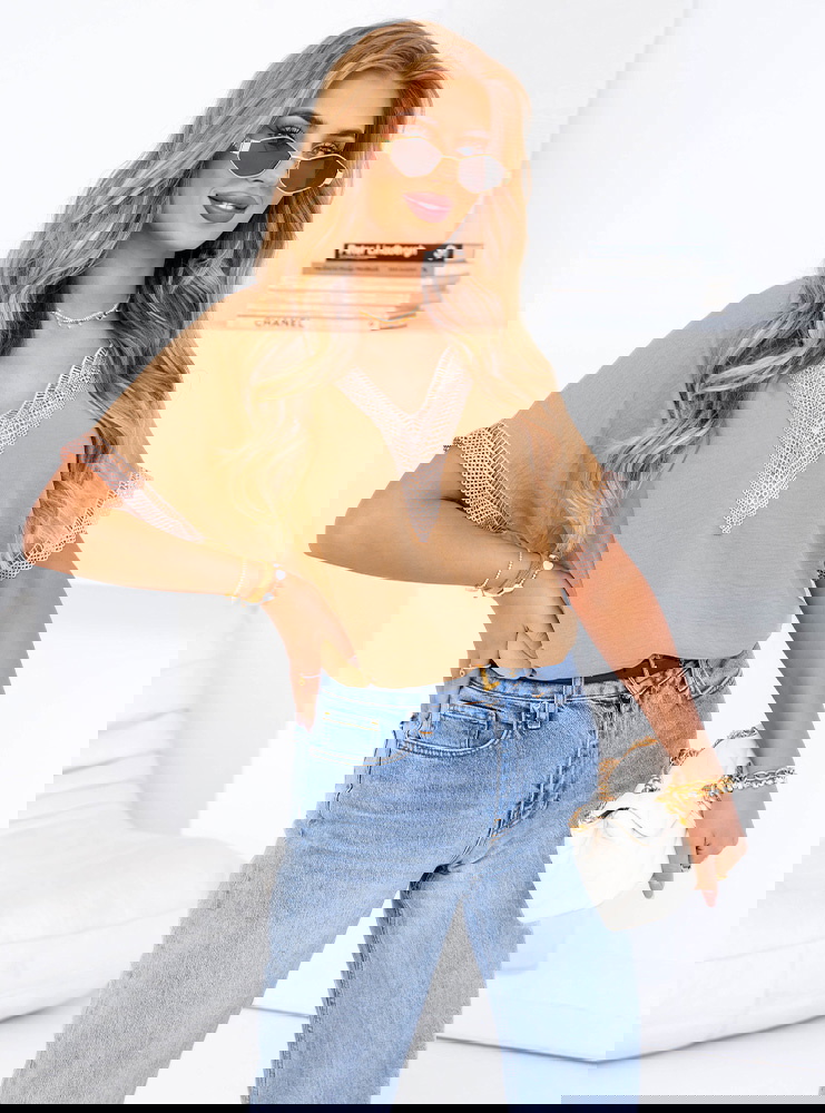 Bluzka z dekoltem w serek Naliciia -...