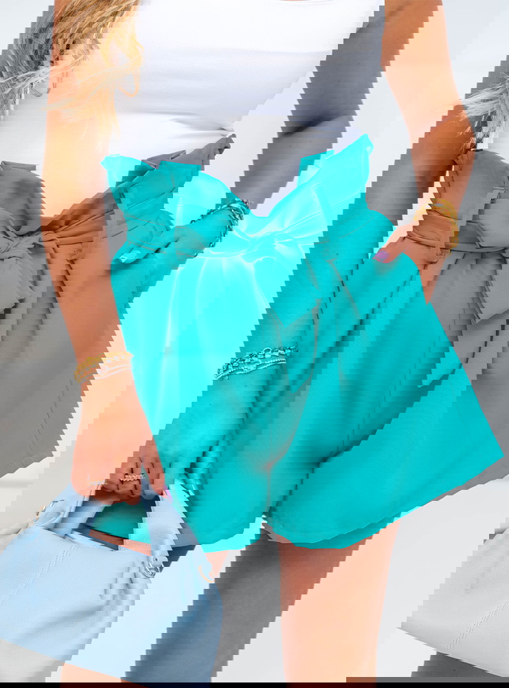 Niebieskie spodenki z wiązaniem Vinelya