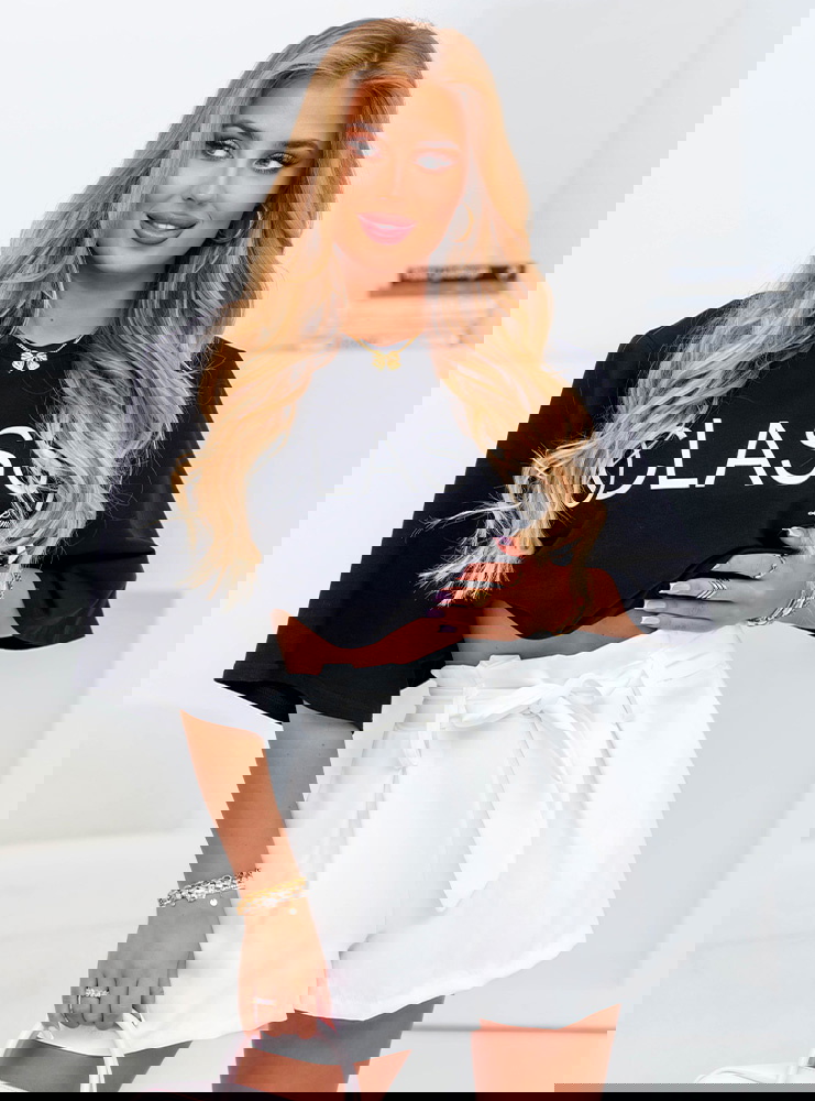 Białe spodenki z wiązaniem Vinelya