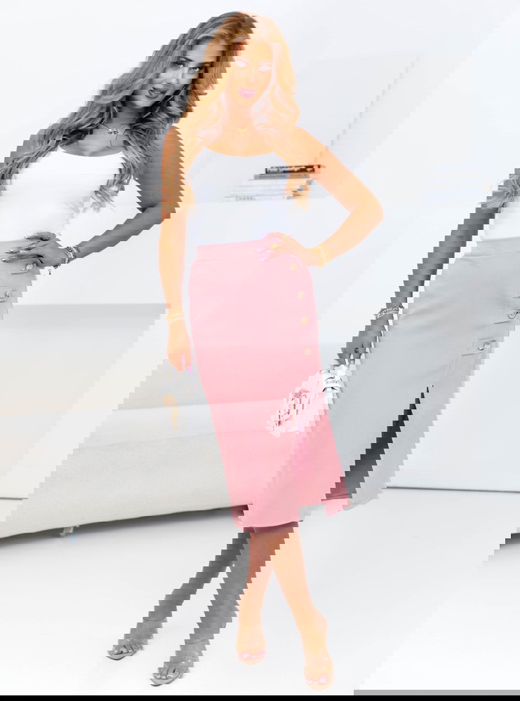 Spódnica z rozcięciem Elianne -...