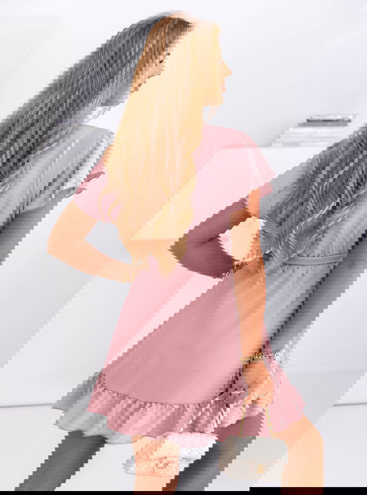 Sukienka mini z falbanami Novisa -...